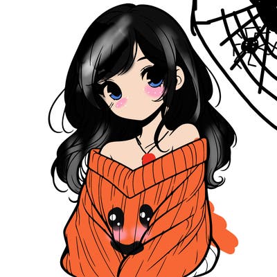 shy pretty girl wearing a sweater that is falling off one shoulder portrait