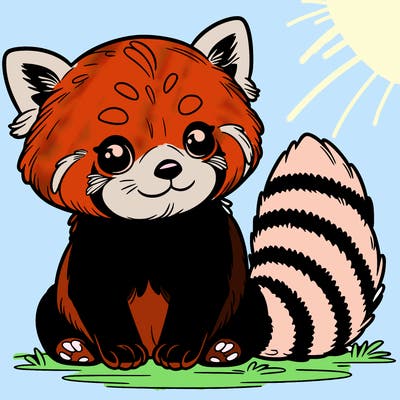 red panda