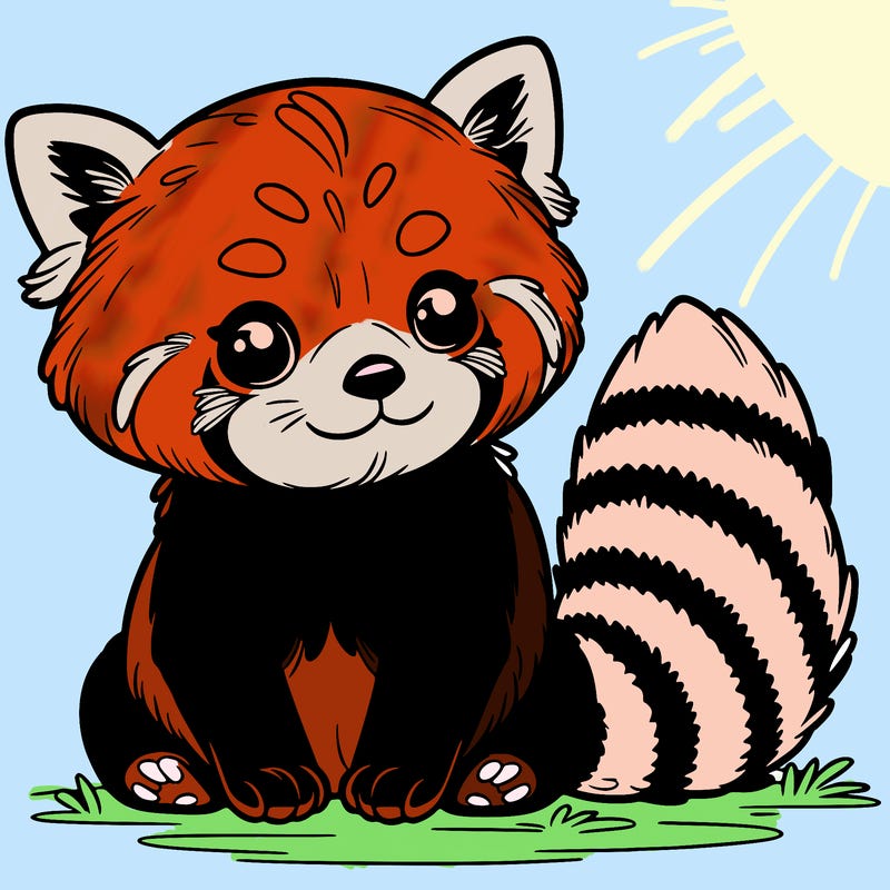 red panda