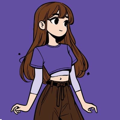 girl in a cute crop top