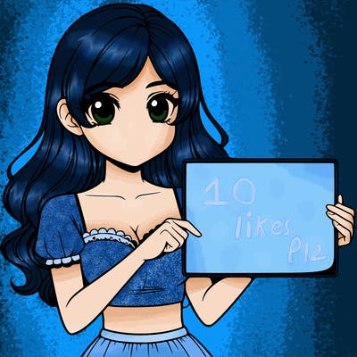 realistic pretty girl holding blank sign