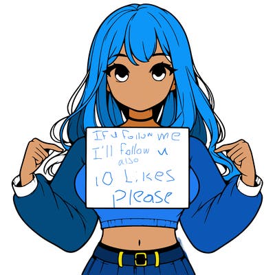 girl holding a blank sign in a long sleeve crop top