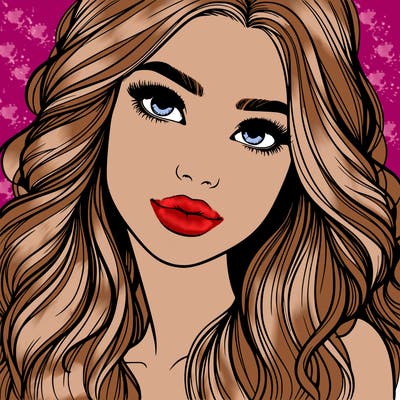 beautiful realistic girl