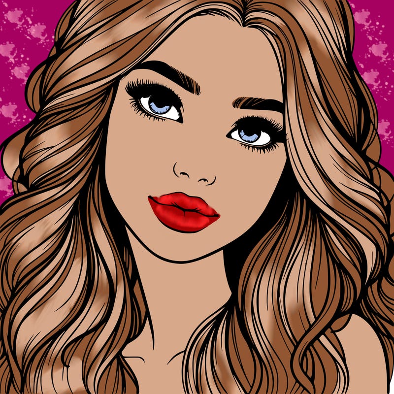 beautiful realistic girl