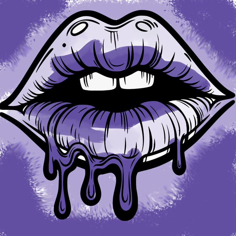 lips that look realistic and drip