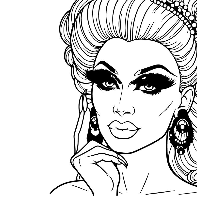 realistic drag queen