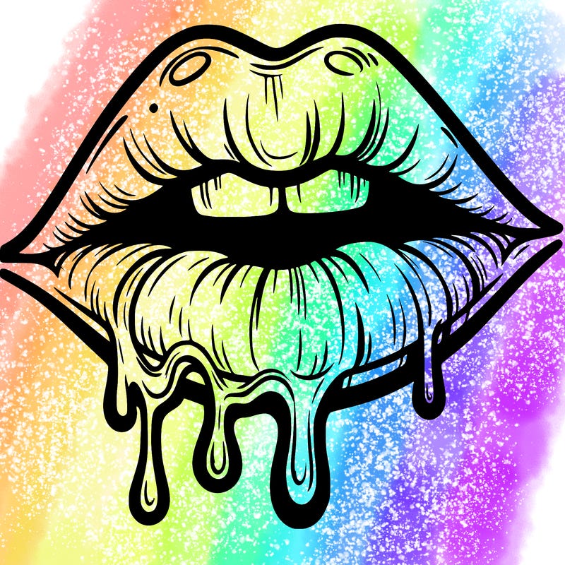 lips that look realistic and drip