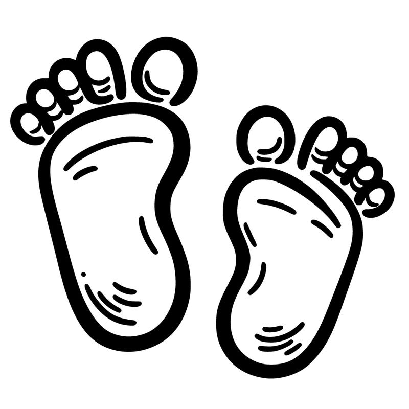 baby footprints
