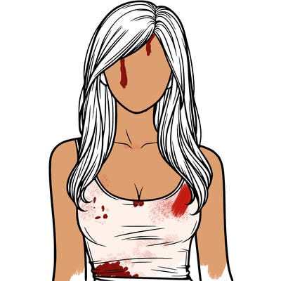 girl in tanktop realistic