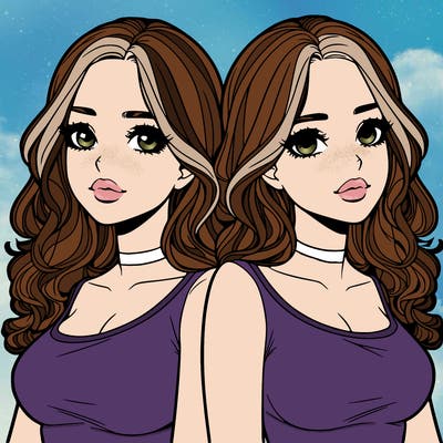 realistic twin sisters