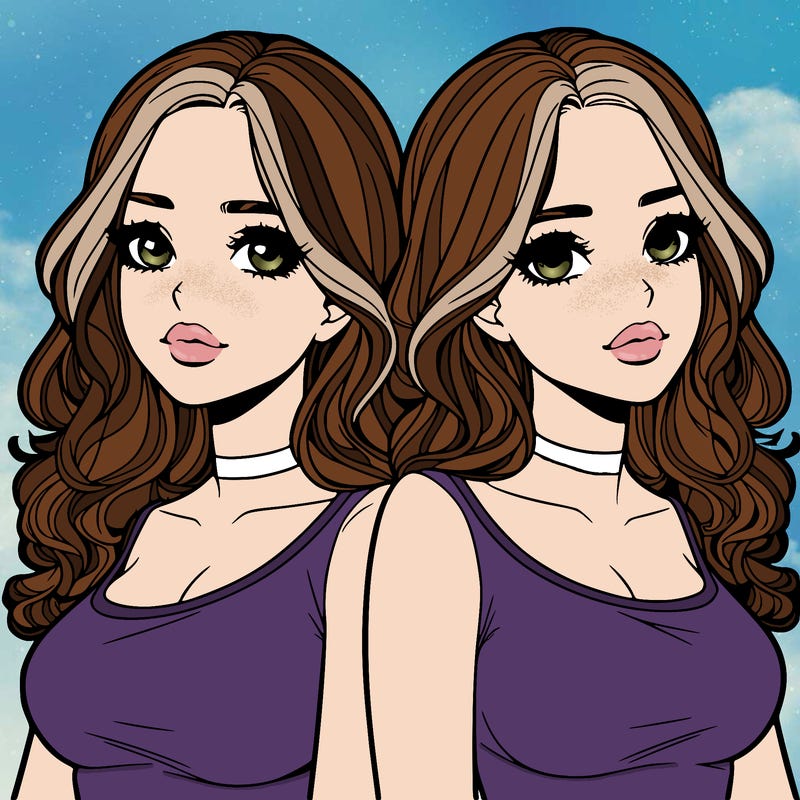 realistic twin sisters
