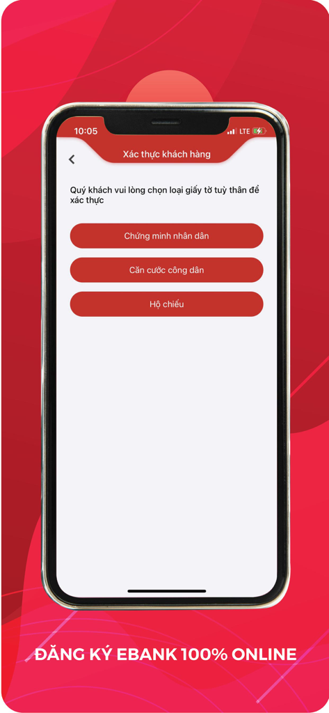 SeAMobile - Tela de verificação de cliente do aplicativo SeAMobile para registro de eBank online de 100 por cento