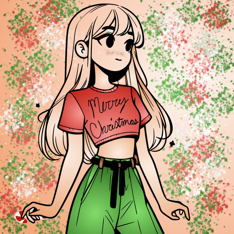 girl in a cute crop top