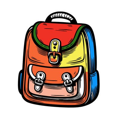 a school bag