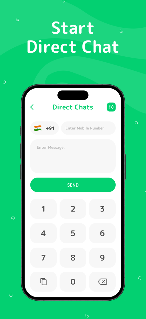 WebChat For WApp Messenger - Interface for sending direct WhatsApp messages to unsaved contacts