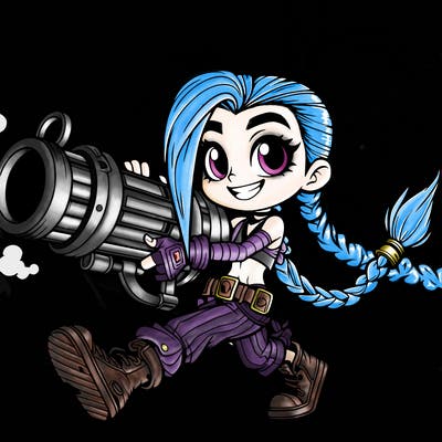 jinx, arcane, league of legends