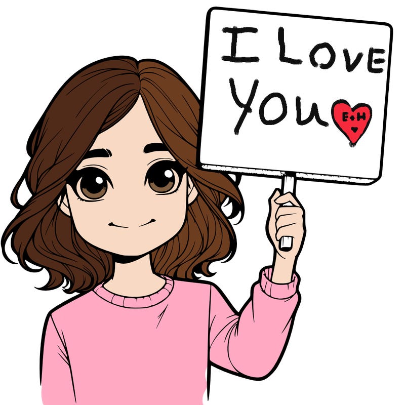 realistic girl holding up a sign