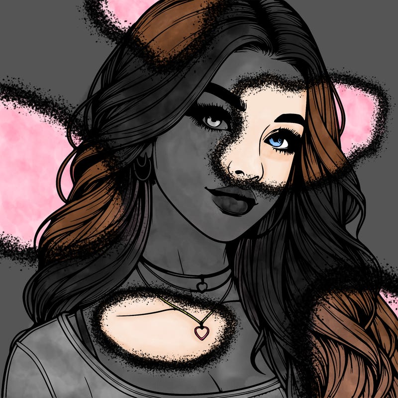 detailed realistic girl