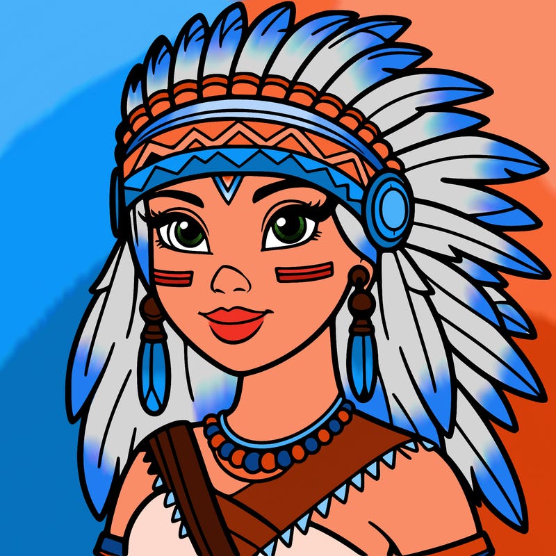 woman native warrior