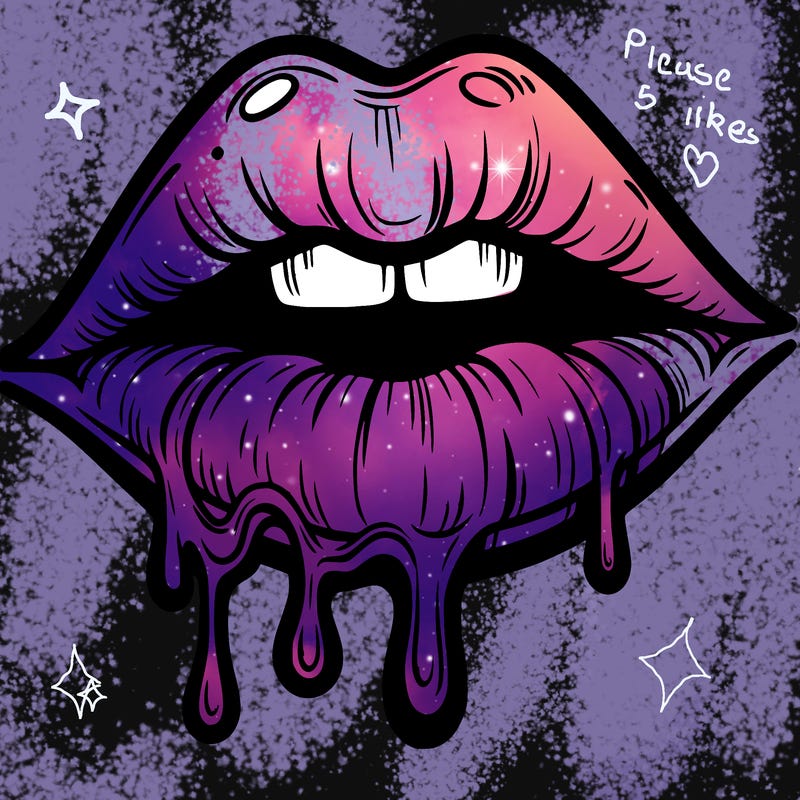 lips that look realistic and drip