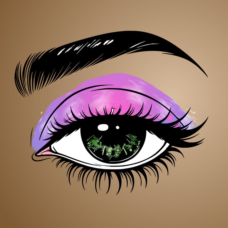 eye closed realistic