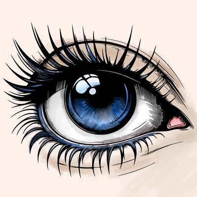realistic eye