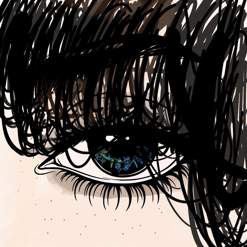 eye closed realistic