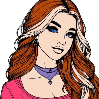 detailed realistic girl