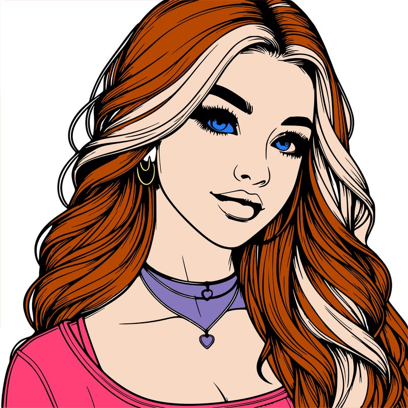 detailed realistic girl