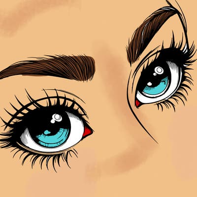 realistic eyes
