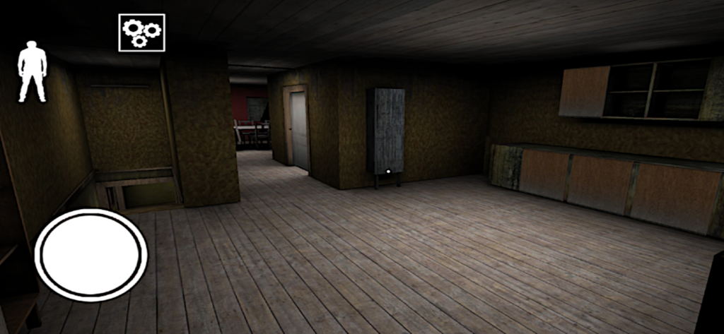 Granny: Chapter Two - Gameplay screenshot of the eerie house interior in Granny Chapter Two