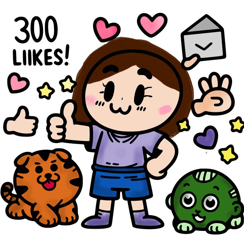 300 likes!