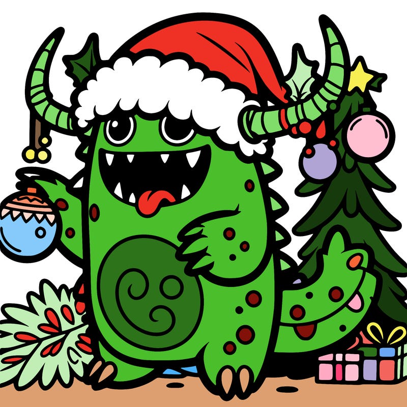 a christmas-themed pokemon