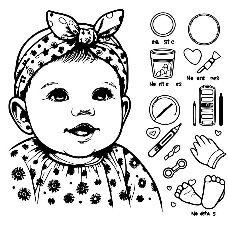 realistic six month old baby girl that's realistic