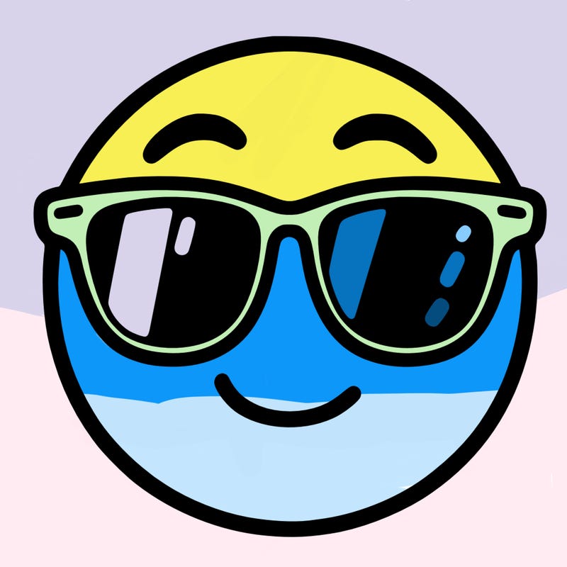 emoji with sunglasses
