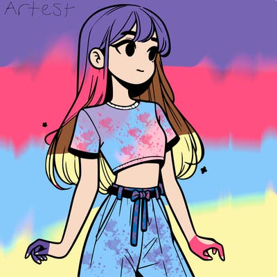 girl in a cute crop top