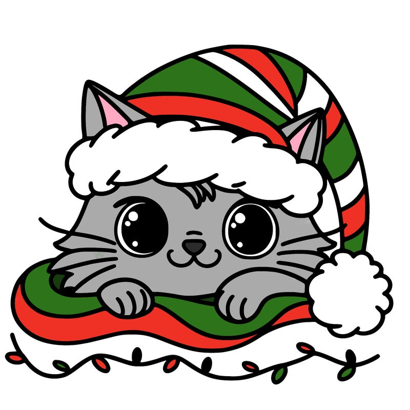 cat christmas