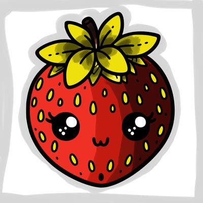 cute strawberry