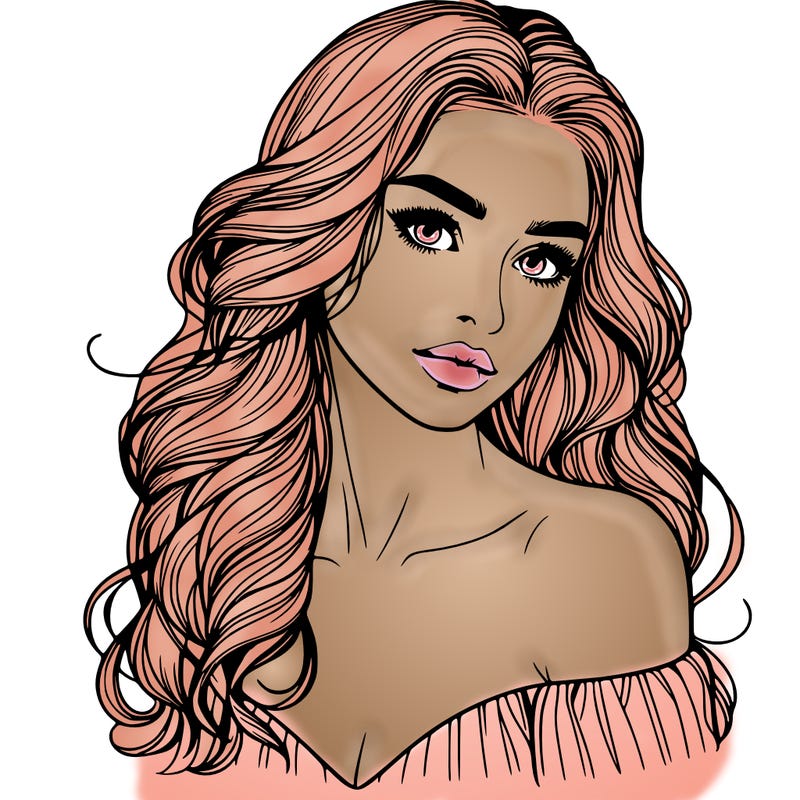 beautiful realistic girl