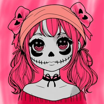 realistic girl halloween