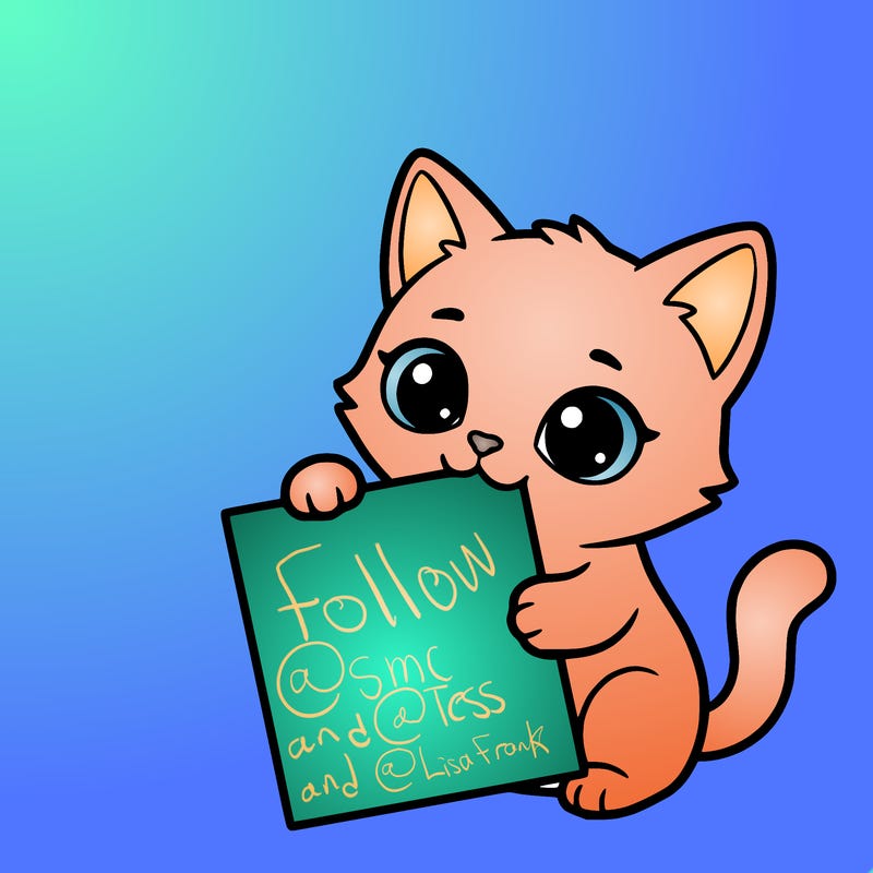 a small cat with a blank sheet of paper in its hand. the cat is sooooooo cute!