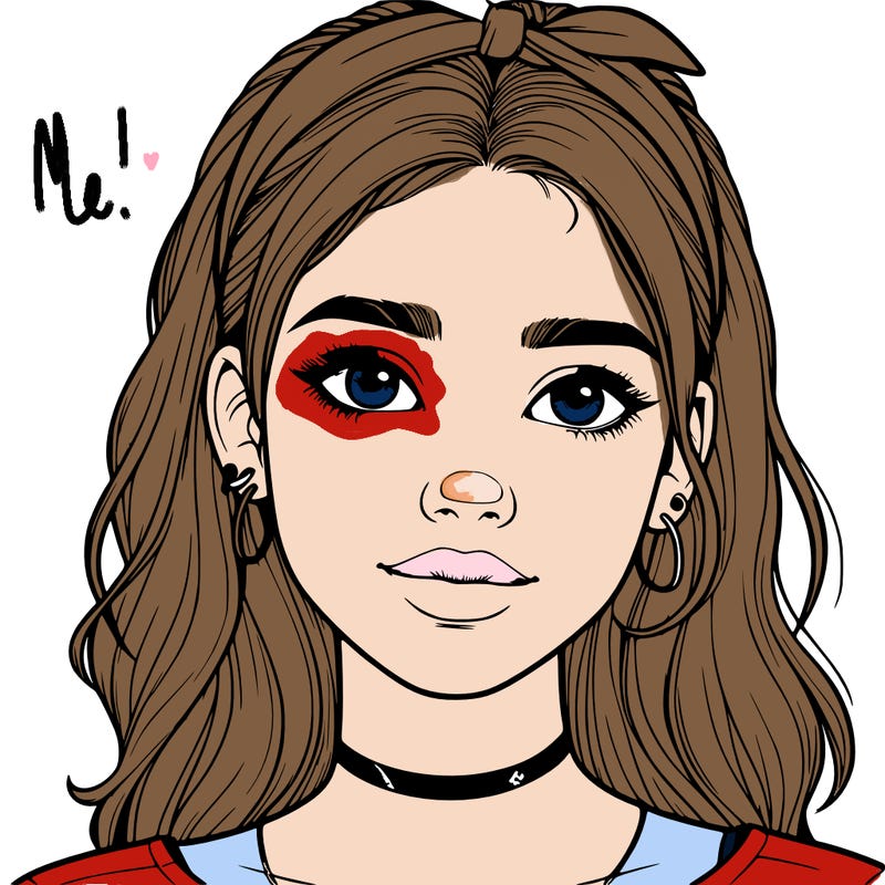 realistic teenage girl