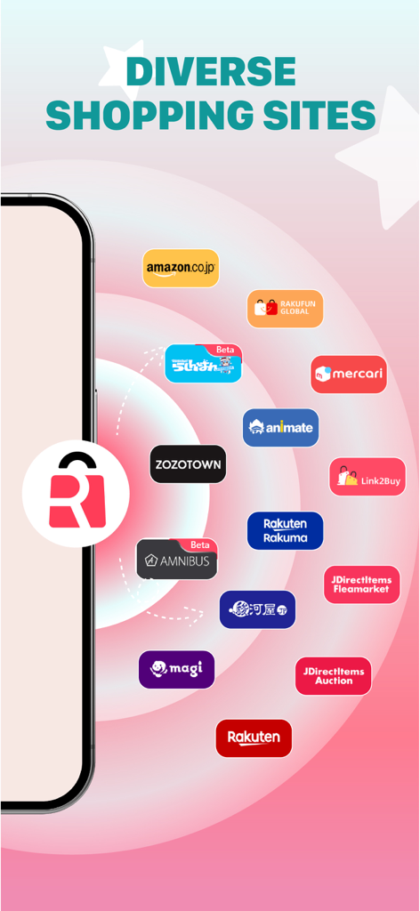 Rakufun:Buy From Japan - 메르카리, 라쿠텐, 애니메이트를 포함하여 라쿠펀에서 지원하는 인기 일본 쇼핑 사이트 목록