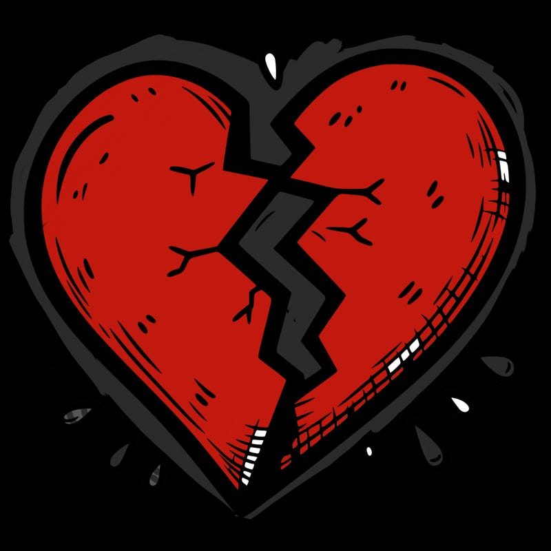 a broken heart