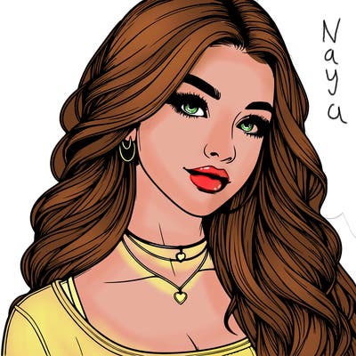 detailed realistic girl