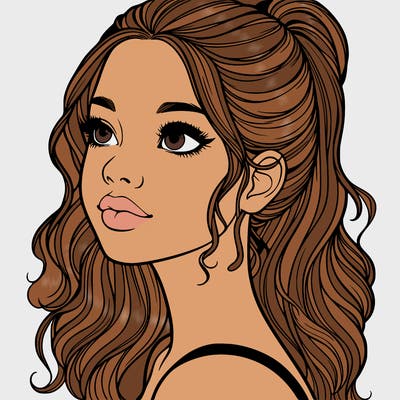 beautiful realistic girl