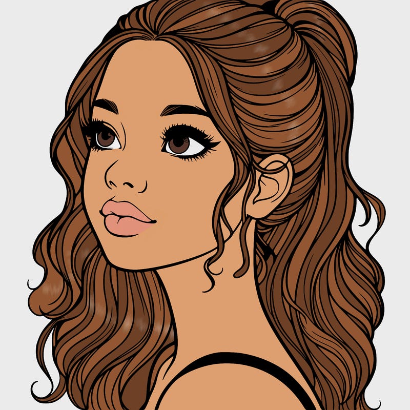 beautiful realistic girl