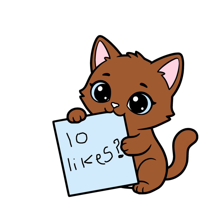 a small cat with a blank sheet of paper in its hand. the cat is sooooooo cute!