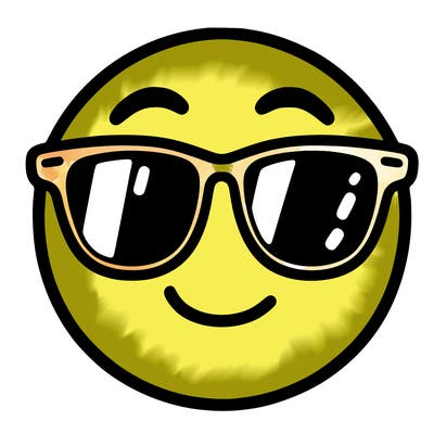 emoji with sunglasses