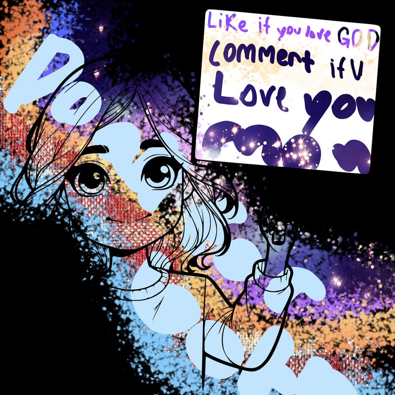 realistic girl holding up a sign